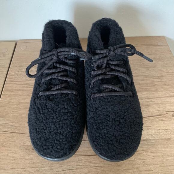 NEW Allbirds Wool Runner Up Mizzle Double Fluff Womens 8 Black Machine Washable - Picture 3 of 12